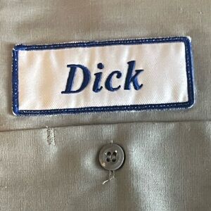 DICK Red Kap men’s size large work shirt standard oil w/DICK name tag